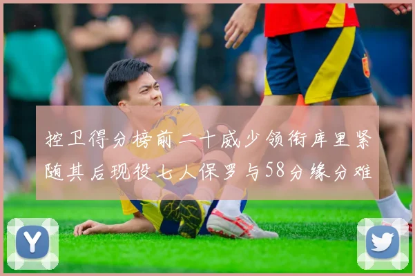 控卫得分榜前二十威少领衔库里紧随其后现役七人保罗与58分缘分难解